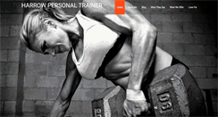 Desktop Screenshot of harrowpersonaltrainer.com